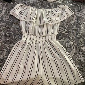 Never worn white romper from SHEIN